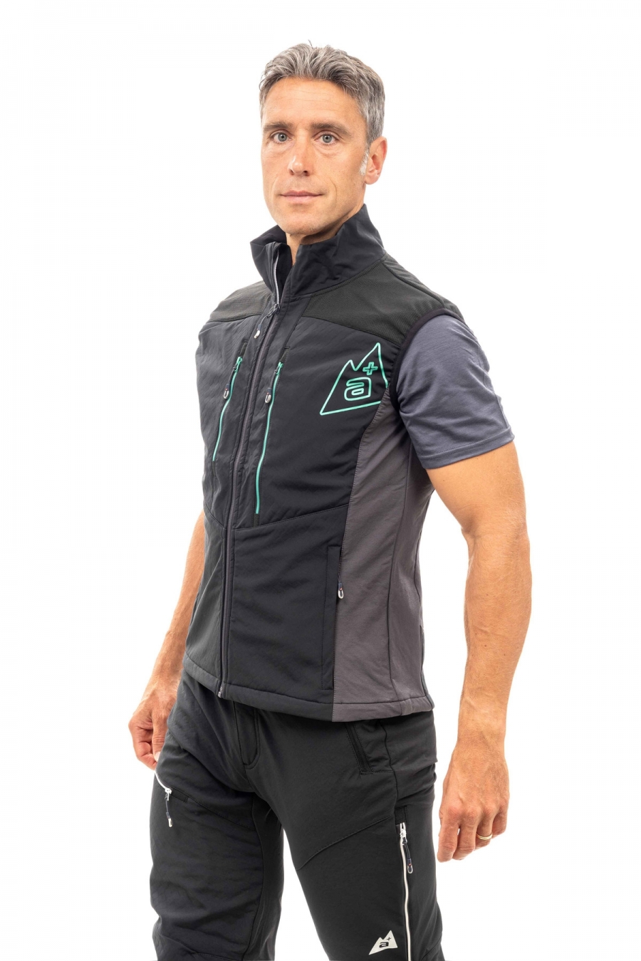 Gilet uomo softshell antivento stretch e idrorepellente