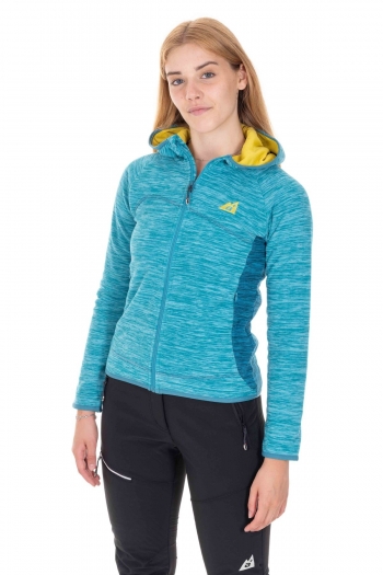 Pile Donna con Cappuccio - Trekking e Outdoor [644e6d63]