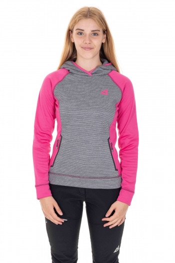 Felpa donna con cappuccio Termica e Stretch - Trekking e Outdoor [f487be67]