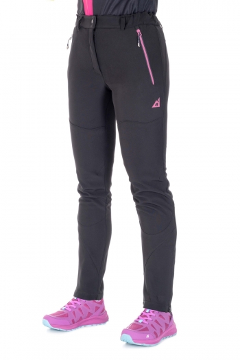 Pantalone Donna invernale Softshell, termico, traspirante e antivento - Trekking e Outdoor [837f0601]