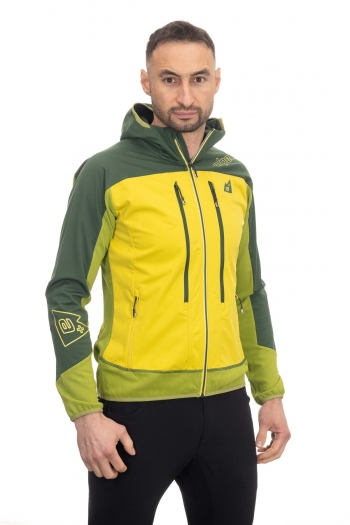 Giacca Uomo Softshell Traspirante e Antivento - Trekking, Outdoor e Nordic Walking [23ada78b]