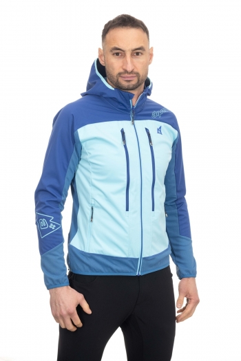 Giacca Uomo Softshell Traspirante e Antivento - Trekking, Outdoor e Nordic Walking [30769263]