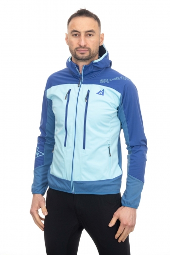 Giacca Uomo Softshell Traspirante e Antivento - Trekking, Outdoor e Nordic Walking [876b5367]