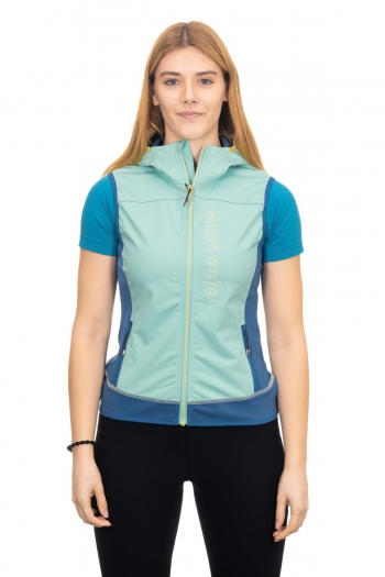 Gilet donna Softshell, stretch e traspirante - Trekking e Outdoor [01a29470]