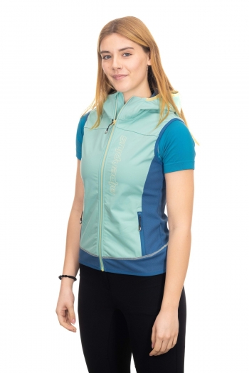 Gilet donna Softshell, stretch e traspirante - Trekking e Outdoor [6f991679]