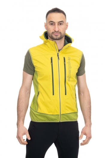 Gilet Uomo Softshell Strech Traspirante e Antivento -Trekking e Outdoor [e127bbb4]