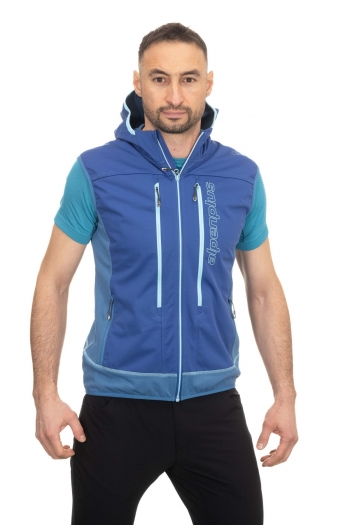 Gilet Uomo Softshell Strech Traspirante e Antivento -Trekking e Outdoor [fc229387]