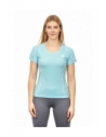 T-Shirt Donna Stampa Fiore Traspirante - Trekking, Outdoor e Running