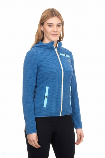 Felpa Donna con zip Stretch Multisport - Trekking Outdoor [57cd2d3c]