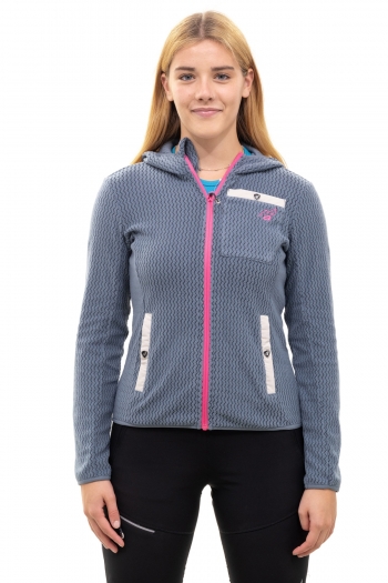 Felpa Donna con zip Stretch Multisport - Trekking Outdoor [98e848aa]